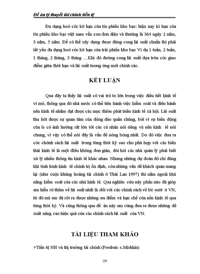 image for page Lãi suất và chính sách lãi suất