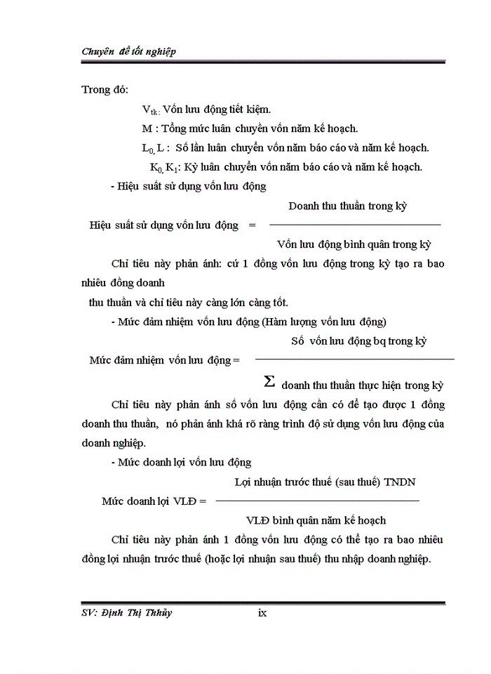 image for page Nâng cao hiệu quả sử dụng vốn lưu động tại Công ty Trách nhiệm hữu hạn Một thành viên Xi măng Vicem Tam Điệp