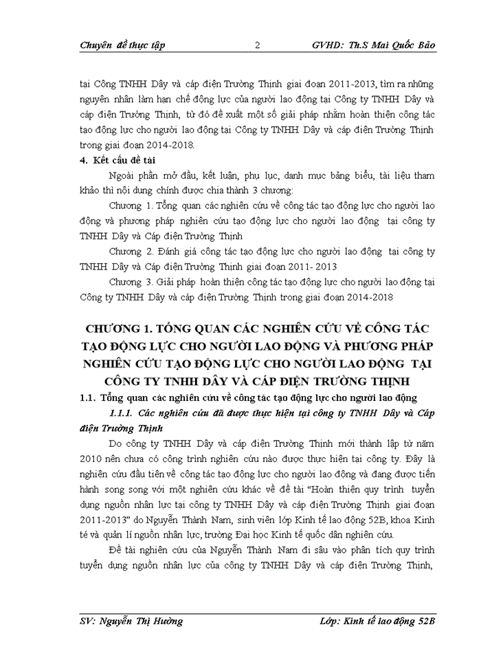 image for page Hoàn thiện công tác tạo động lực cho người lao động tại công ty Trách nhiệm hữu hạn Dây và cáp điện Trường Thịnh
