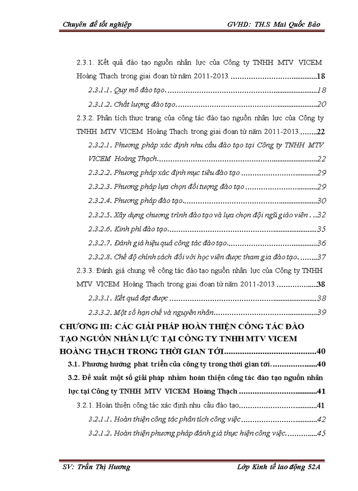 image for page Hoàn thiện công tác đào tạo nguồn nhân lực tại Công ty Trách nhiệm hữu hạn Một thành viên VICEM Hoàng Thạch giai đoạn năm 2011-2013