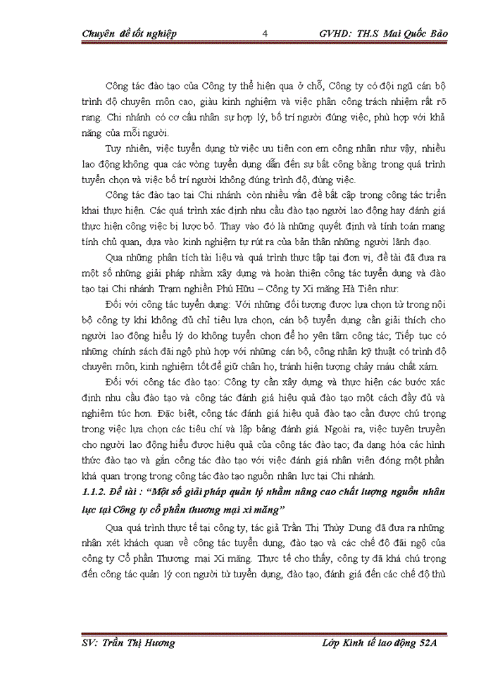 image for page Hoàn thiện công tác đào tạo nguồn nhân lực tại Công ty Trách nhiệm hữu hạn Một thành viên VICEM Hoàng Thạch giai đoạn năm 2011-2013
