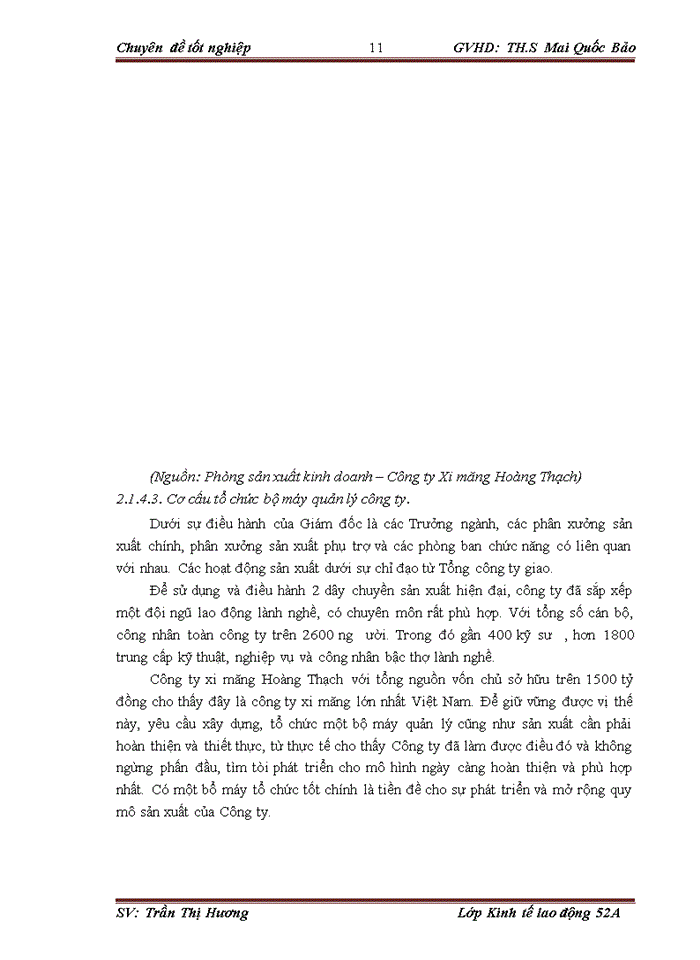 image for page Hoàn thiện công tác đào tạo nguồn nhân lực tại Công ty Trách nhiệm hữu hạn Một thành viên VICEM Hoàng Thạch giai đoạn năm 2011-2013