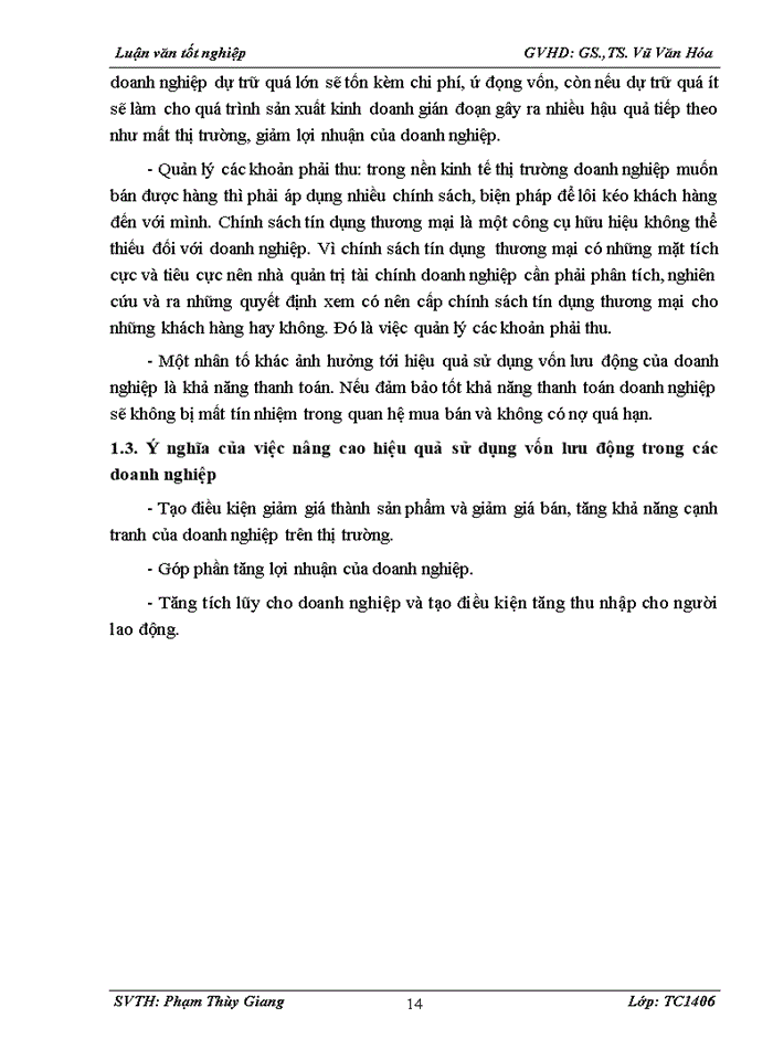 image for page Một số giải pháp nâng cao hiệu quả sử dụng vốn lưu động tại Công ty Cổ phần Thương mại và Phát triển Công nghệ Hoàng Việt
