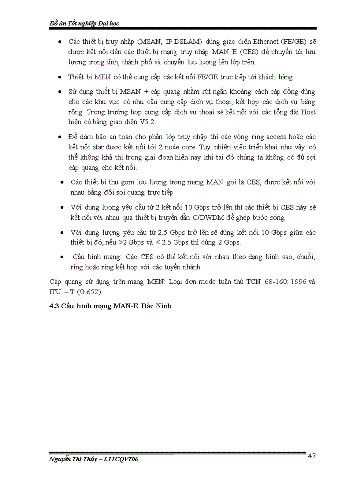 image for page Nghiên cứu công nghệ MAN-E và ứng dụng trên mạng viễn thông tỉnh Bắc Ninh