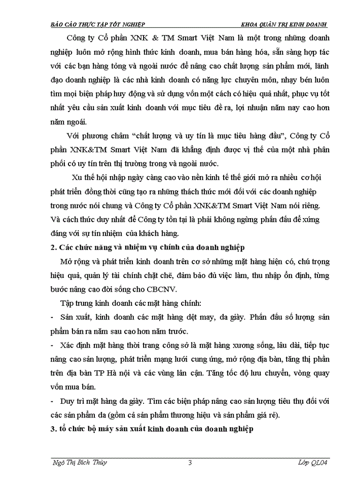 image for page Báo cáo Công ty Trách nhiệm hữu hạn Xuất nhập khẩu và Thương mại Smart Việt Nam