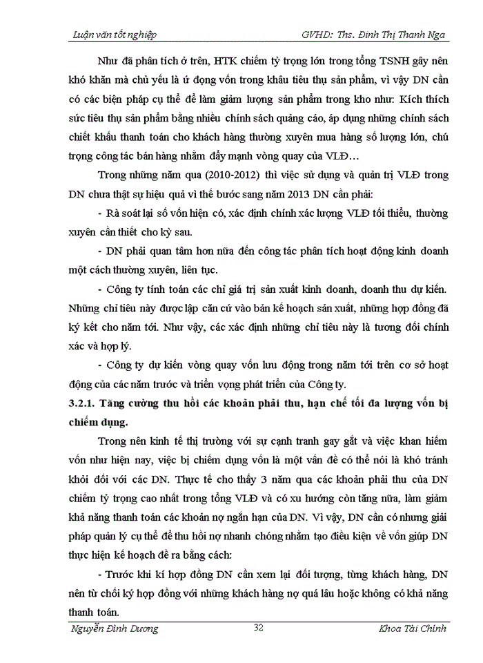 image for page Vốn lưu động và các giải pháp nâng cao hiệu quả sử dụng vốn lưu động tại Công ty Cổ phần Thương mại Viglacera