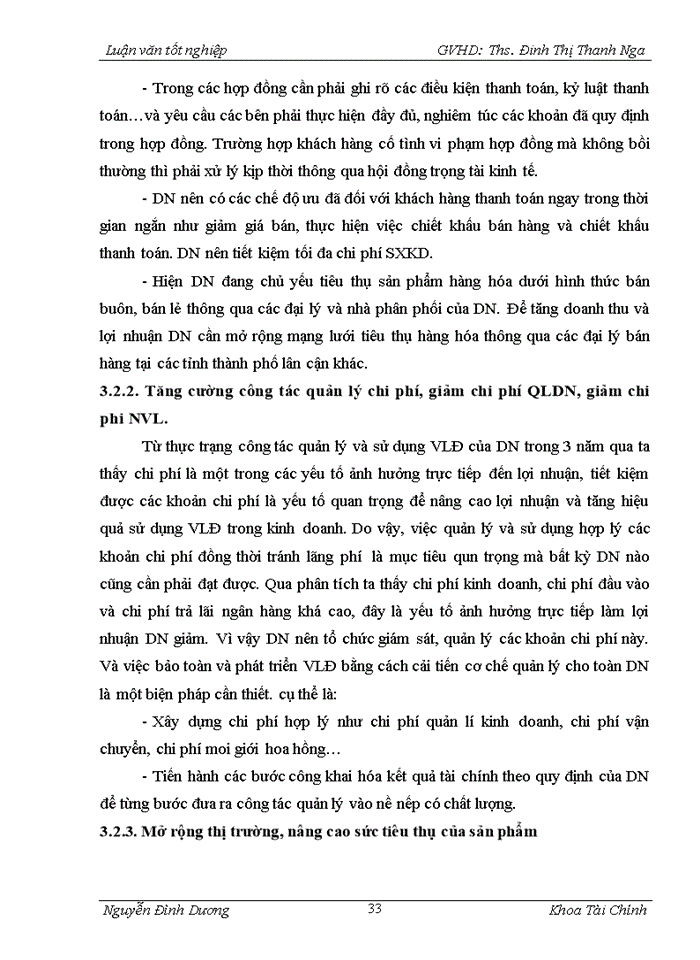 image for page Vốn lưu động và các giải pháp nâng cao hiệu quả sử dụng vốn lưu động tại Công ty Cổ phần Thương mại Viglacera