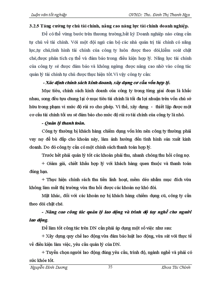 image for page Vốn lưu động và các giải pháp nâng cao hiệu quả sử dụng vốn lưu động tại Công ty Cổ phần Thương mại Viglacera