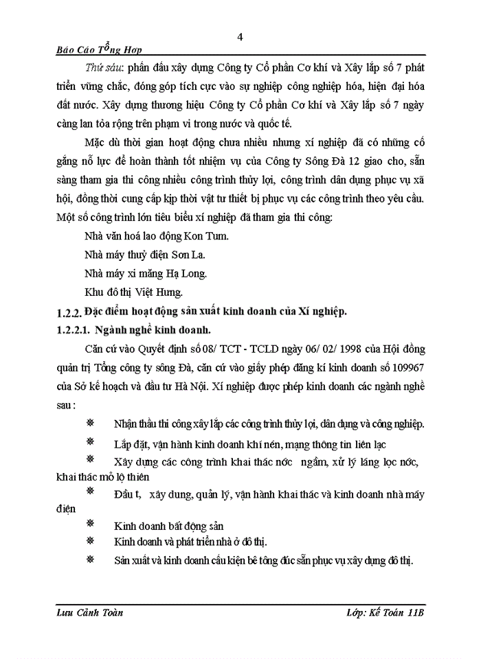 image for page Tæ chøc c ng t c kÕ to n tËp hîp chi phÝ s n xuÊt vµ tÝnh gi thµnh s n phÈm x y l p t i xÝ nghiÖp S ng µ 12 5