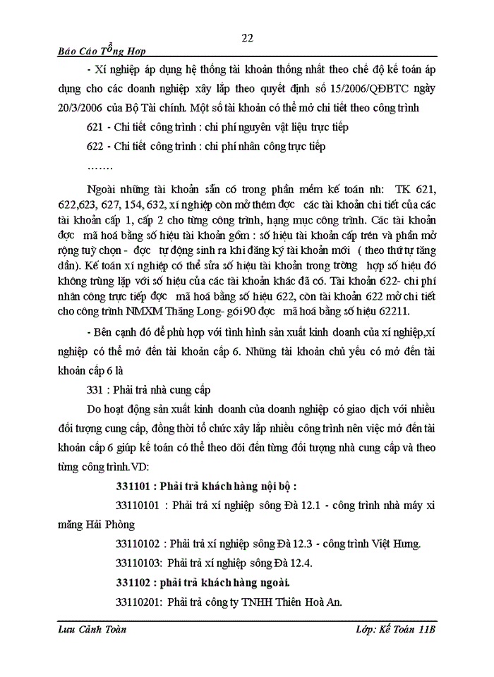 image for page Tæ chøc c ng t c kÕ to n tËp hîp chi phÝ s n xuÊt vµ tÝnh gi thµnh s n phÈm x y l p t i xÝ nghiÖp S ng µ 12 5