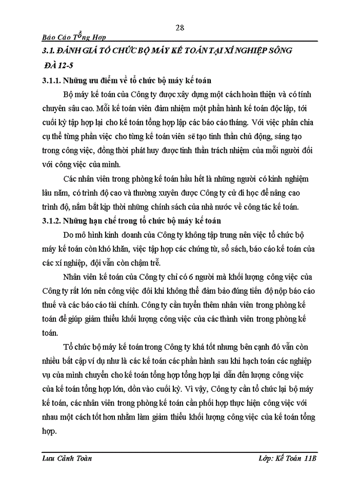 image for page Tæ chøc c ng t c kÕ to n tËp hîp chi phÝ s n xuÊt vµ tÝnh gi thµnh s n phÈm x y l p t i xÝ nghiÖp S ng µ 12 5