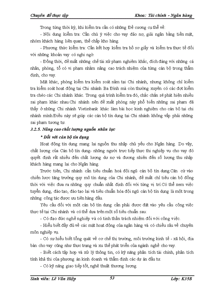 image for page Giải pháp nâng cao chất lượng tín dụng đối vơi Doanh nghiệp vừa và nhỏ tại Ngân hàng TMCổ phần Công thương Chi nhánh Ba Đình