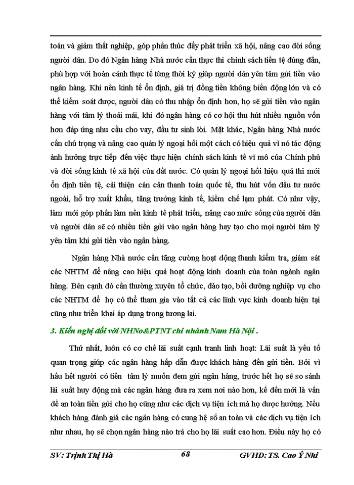 image for page Giải pháp tăng cường huy động vốn tại ngân hàng Nông Nghiệp và Phát triển nông thôn - chi nhánh Nam Hà Nội