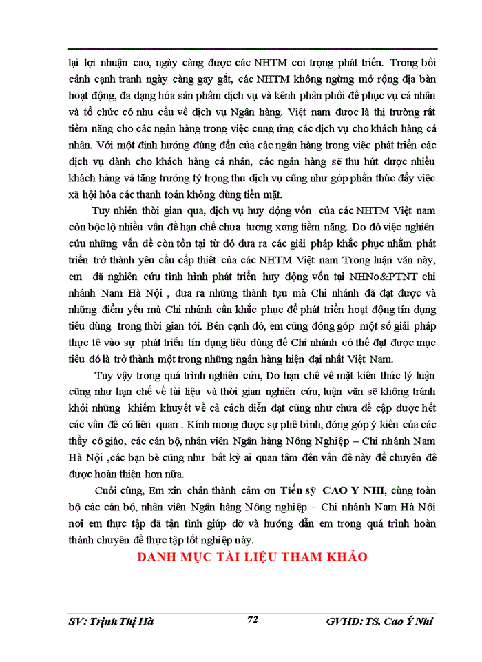 image for page Giải pháp tăng cường huy động vốn tại ngân hàng Nông Nghiệp và Phát triển nông thôn - chi nhánh Nam Hà Nội