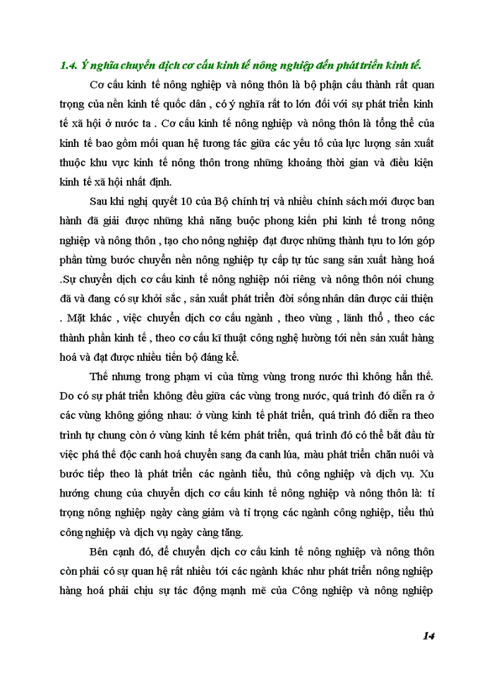 image for page Chuyển dịch cơ cấu ngành nông nghiệp ở các tỉnh đồng bằng Sông Hồng giai đoạn 2000-2010