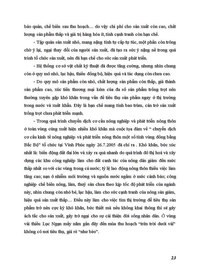 image for page Chuyển dịch cơ cấu ngành nông nghiệp ở các tỉnh đồng bằng Sông Hồng giai đoạn 2000-2010