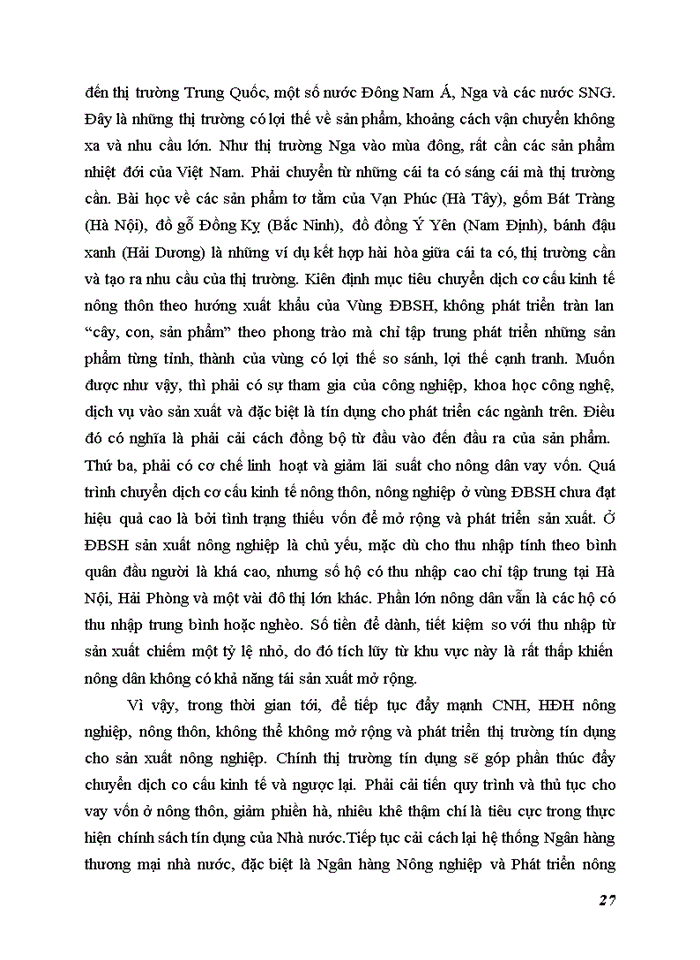 image for page Chuyển dịch cơ cấu ngành nông nghiệp ở các tỉnh đồng bằng Sông Hồng giai đoạn 2000-2010
