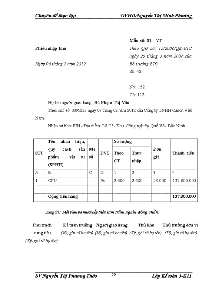 image for page Kế toán nguyên vật liệu tại công ty Trách nhiệm hữu hạn Funing Precision Component