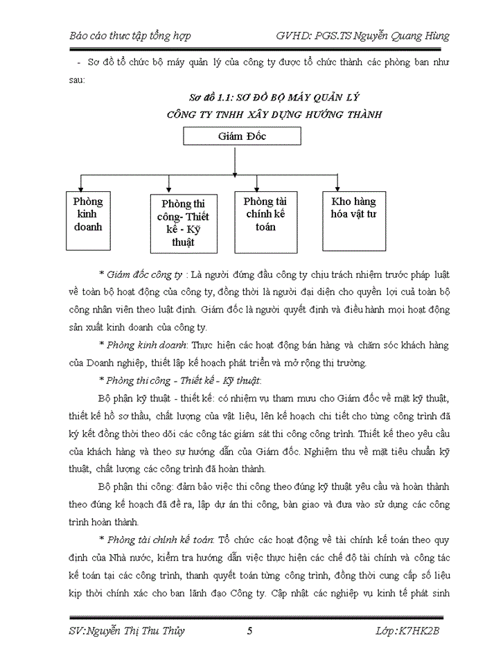 image for page Báo cáo Công ty Trách nhiệm hữu hạn Hướng Thành
