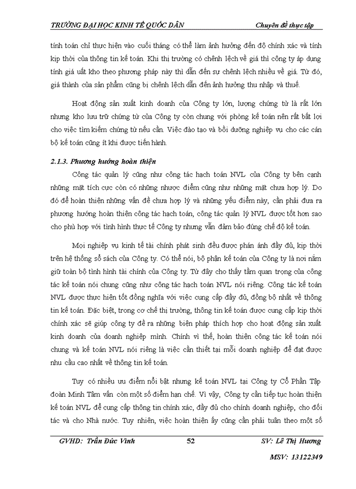 image for page HOÀN THIỆN KẾ TOÁN NGUYÊN VẬT LIỆU TẠI CÔNG TY CỔ PHẦN TẬP ĐOÀN MINH TÂM NHÀ MÁY SẢN XUẤT GIẤY VÀ BAO BÌ CARTON CAO CẤP