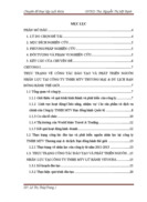 HOÀN THIỆN CÔNG TÁC ĐÀO TẠO VÀ PHÁT TRIỂN NGUỒN NHÂN LỰC TẠI CÔNG TY Trách nhiệm hữu hạn MỘT THÀNH VIÊN THƯƠNG MẠI và DU LỊCH BẠN ĐỒNG HÀNH THẾ GIỚI