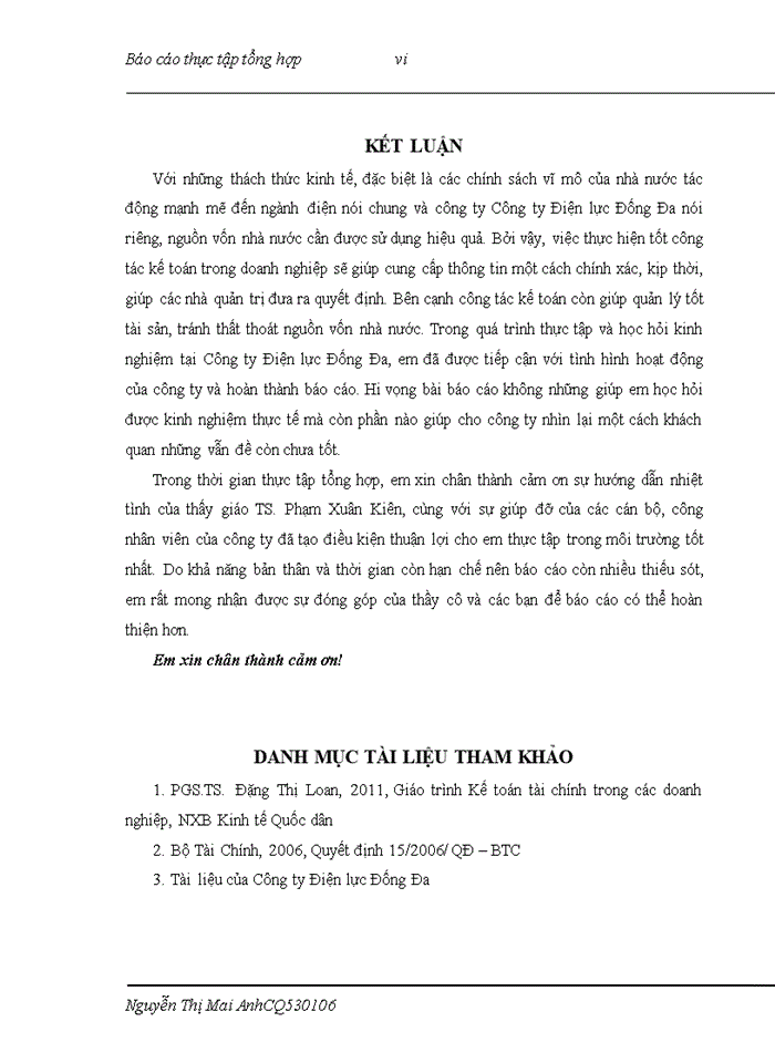 image for page Báo cáo TỔ CHỨC BỘ MÁY KẾ TOÁN VÀ HỆ THỐNG KẾ TOÁN TẠI CÔNG TY ĐIỆN LỰC ĐỐNG ĐA