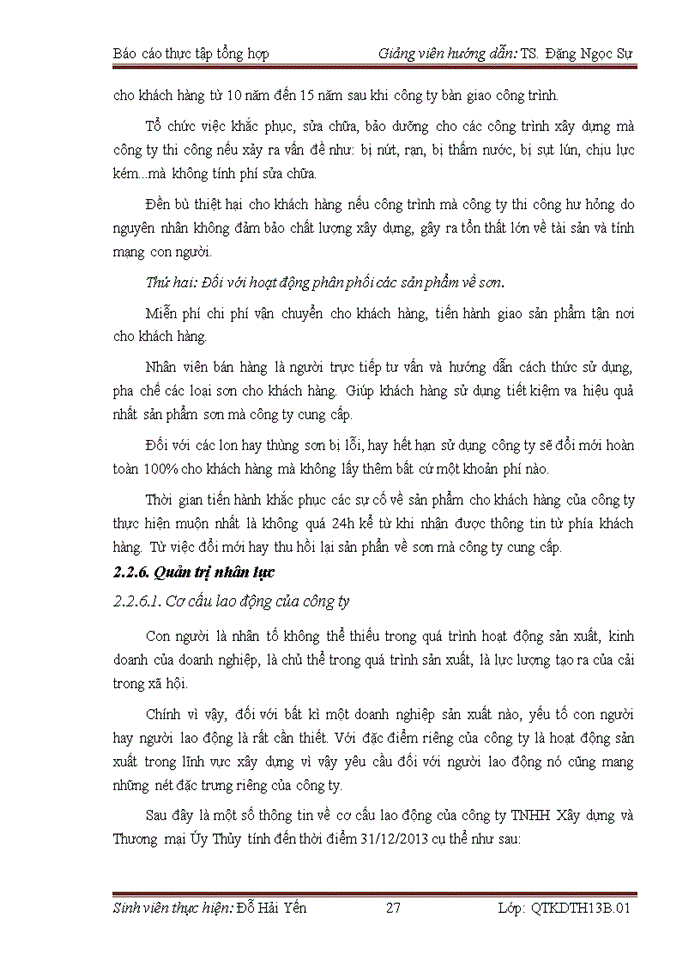 image for page THỰC TRẠNG HOẠT ĐỘNG KINH DOANH CỦA CÔNG TY Trách nhiệm hữu hạn XÂY DỰNG VÀ THƯƠNG MẠI ÚY THỦY
