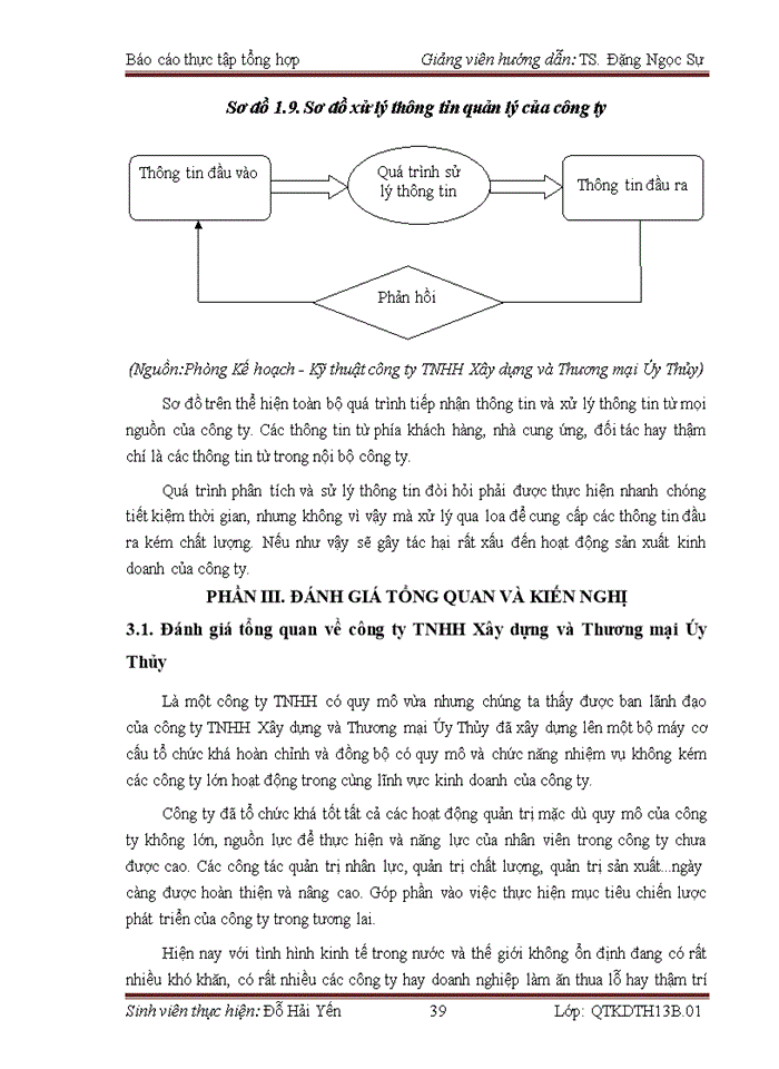 image for page THỰC TRẠNG HOẠT ĐỘNG KINH DOANH CỦA CÔNG TY Trách nhiệm hữu hạn XÂY DỰNG VÀ THƯƠNG MẠI ÚY THỦY