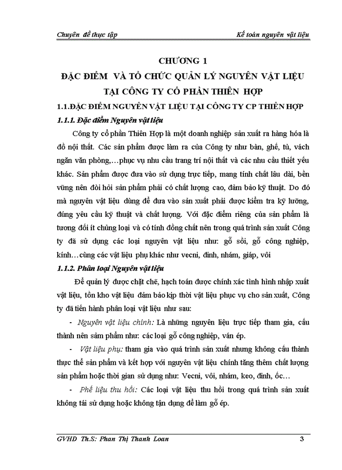 image for page Hoàn thiện kế toán Nguyên vật liệu tại Công ty Cổ phần Thiên Hợp