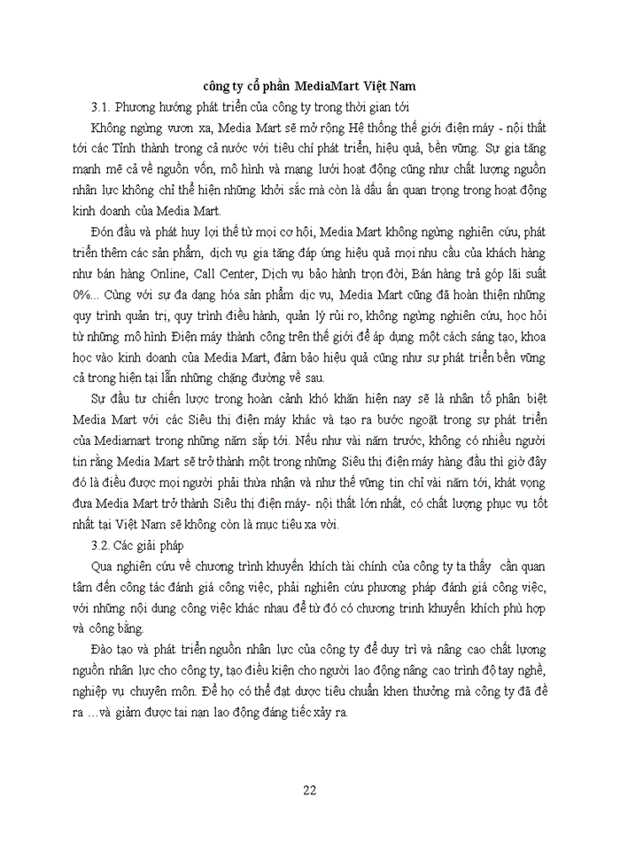 image for page Hoàn thiện chương trình khuyến khích tài chính của công ty cổ phần MediaMart Việt Nam