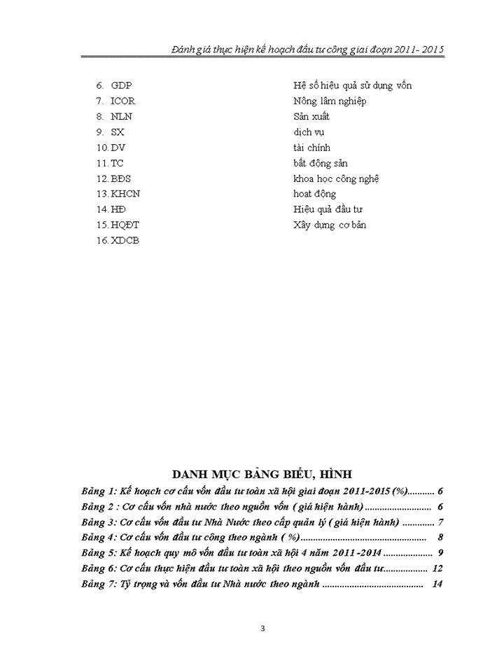 Đánh giá nửa chặng đường thực hiện kế hoạch đầu tư công của Việt Nam giai đoạn 2011-2015 và những kiến nghị điều chỉnh cho năm 2015
