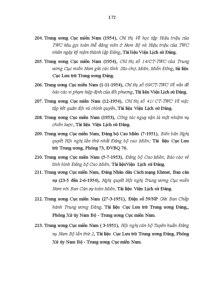 image for page Quá trình xây dựng tổ chức và hoạt động của Xứ ủy Nam Bộ và Trung ương Cục miền Nam 1945-1954