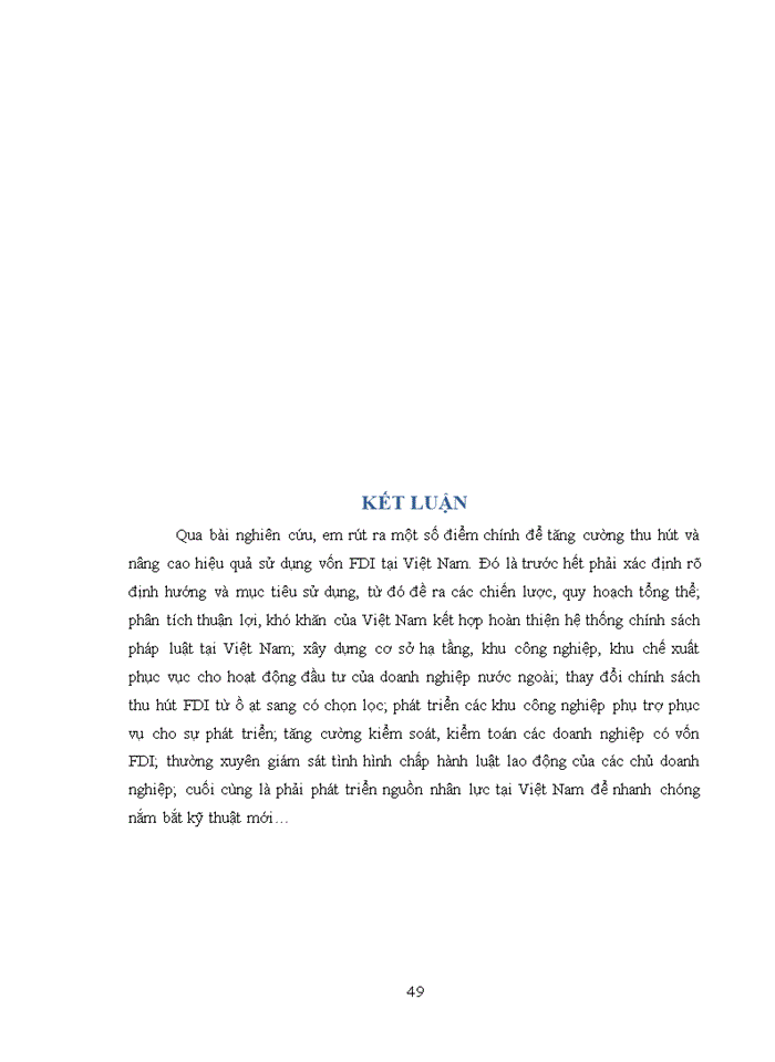 image for page Thực trạng và giải pháp tăng cường thu hút vốn đầu tư trực tiếp nước ngoài FDI vào Việt Nam