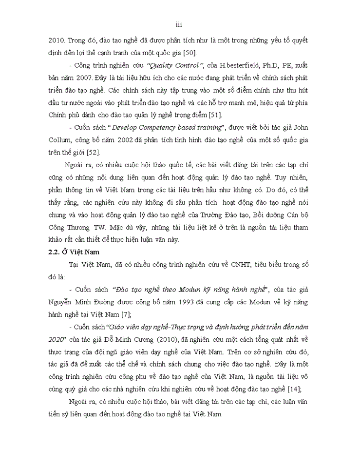 image for page THS Hoàn thiện quản lý đào tạo nghề của Trường Đào tạo Bồi dưỡng Cán bộ Công Thương TW