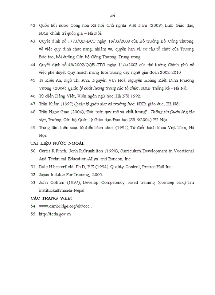 image for page THS Hoàn thiện quản lý đào tạo nghề của Trường Đào tạo Bồi dưỡng Cán bộ Công Thương TW