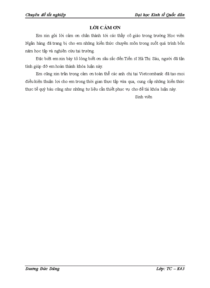 image for page Phát triển dịch vụ khách hàng cá nhân tại ngân hàng TMCổ phần Ngoại thương Việt Nam - Thực trạng và giải pháp