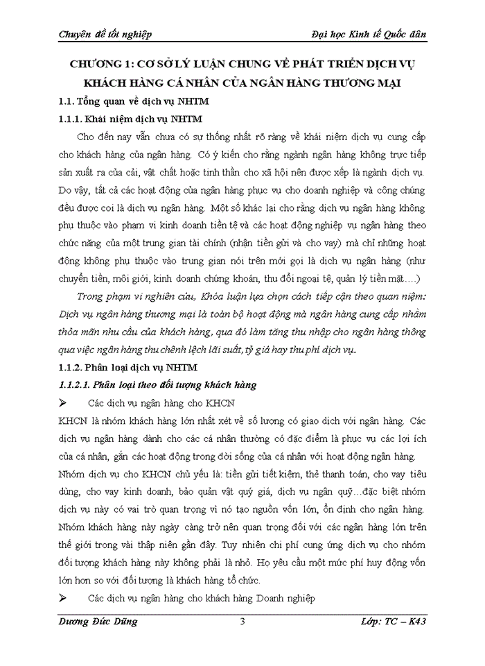 image for page Phát triển dịch vụ khách hàng cá nhân tại ngân hàng TMCổ phần Ngoại thương Việt Nam - Thực trạng và giải pháp