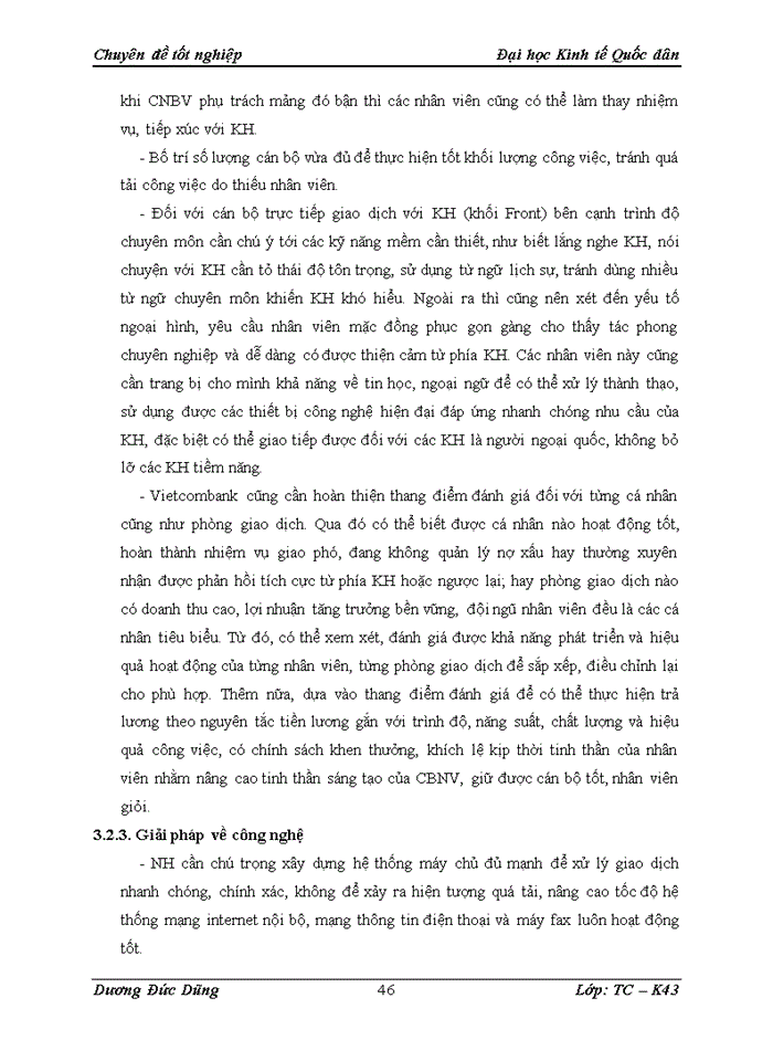 image for page Phát triển dịch vụ khách hàng cá nhân tại ngân hàng TMCổ phần Ngoại thương Việt Nam - Thực trạng và giải pháp