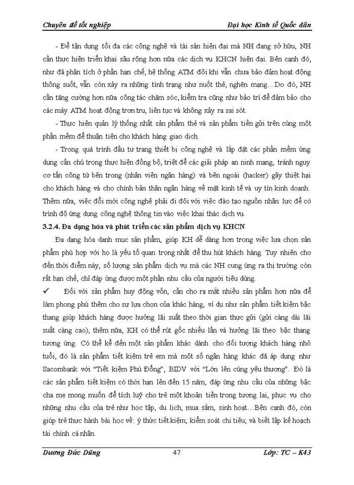 image for page Phát triển dịch vụ khách hàng cá nhân tại ngân hàng TMCổ phần Ngoại thương Việt Nam - Thực trạng và giải pháp