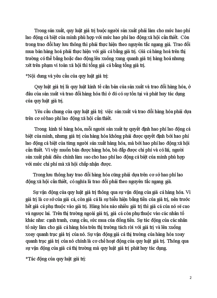 image for page Triết mác Quy luật giá trị và nền sản xuất hàng hóa và liên hệ với thực tiễn Việt Nam hiện nay