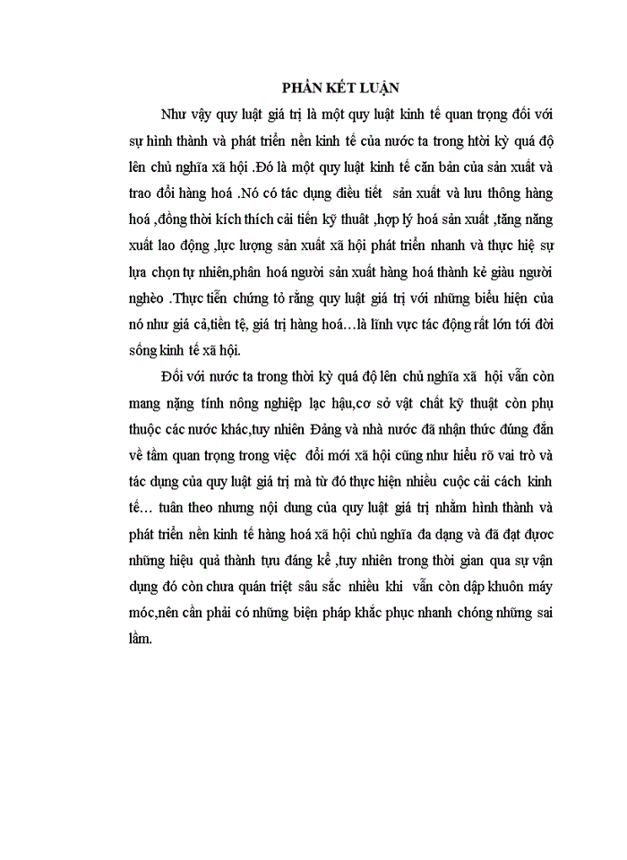 image for page Triết mác Về quy luật giá trị trong nền sản xuất hàng hóa và liên hệ với thực tiễn đổi mới kinh tế ở Việt Nam hiện nay
