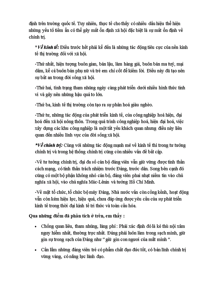 image for page Đường lối đảng Phân tích nhận thức mới của Đảng ta về xây dựng hệ thống chính trị thời kì đổi mới Hãy nêu suy nghĩ của bản thân khi nghiên cứu nhận thức trên