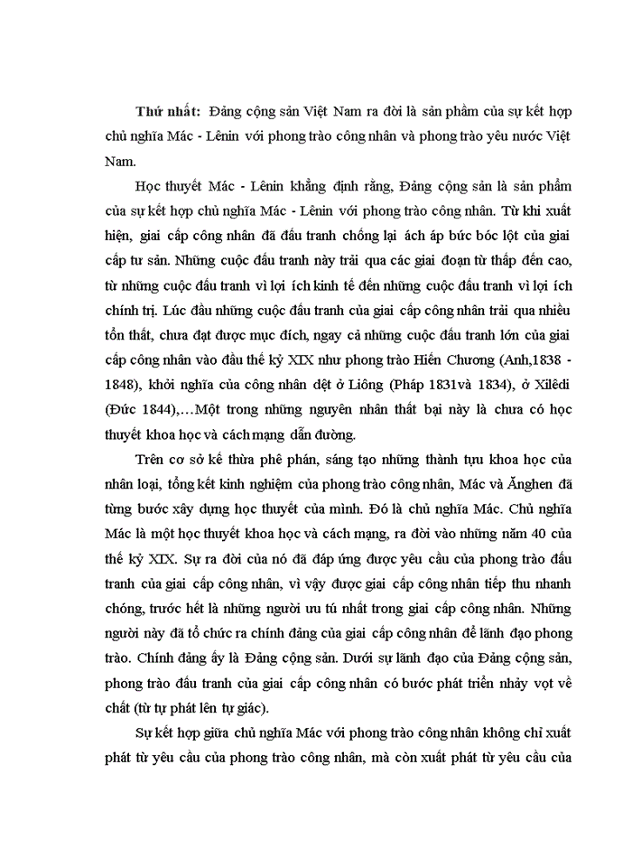 image for page Đảng Phân tích quy luật ra đời của Đảng cộng sản Việt Nam và rút ra bài học kinh nghiệm đối với tình hình hiện nay