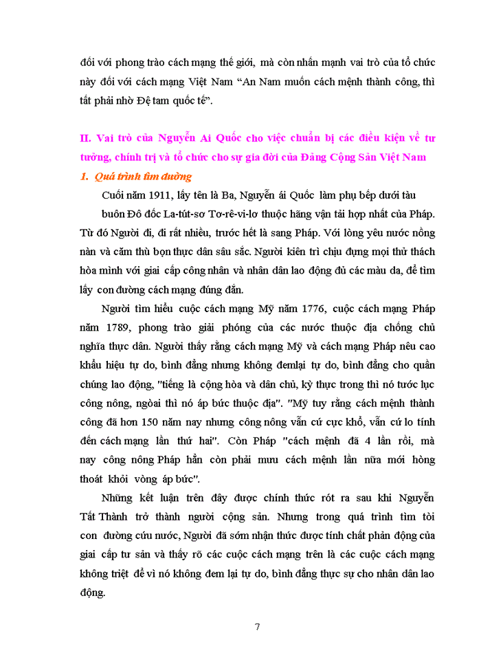image for page Đảng PHÂN TÍCH VAI TRÒ CỦA NGUYỄN ÁI QUỐC TRONG VIỆC SÁNG LẬP RA ĐẢNG CỘNG SẢN VIỆT NAM