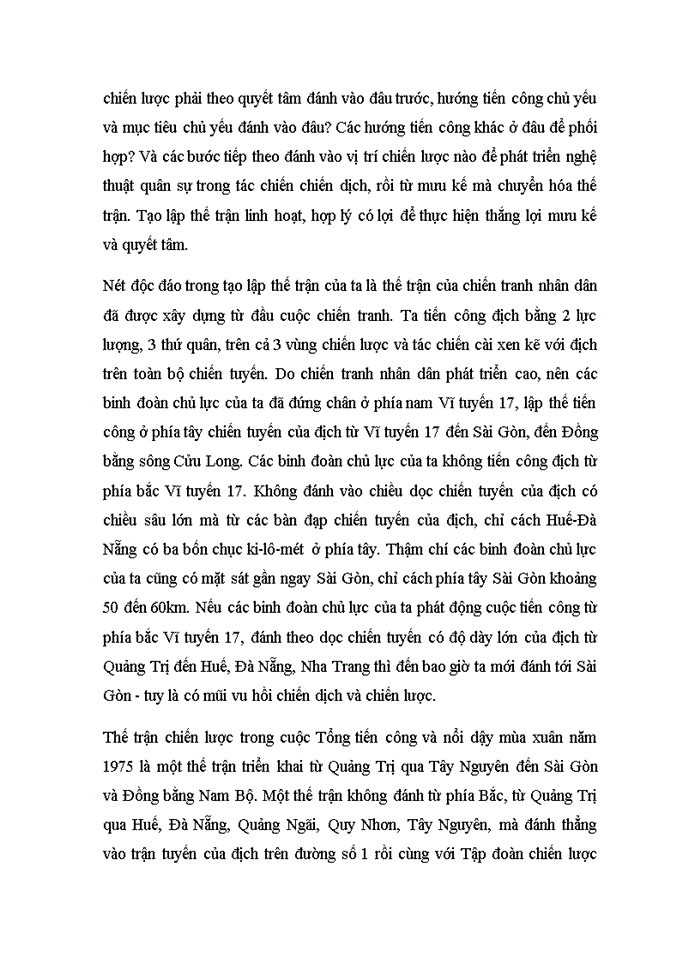 image for page Đường lối đảng Thế trận chiến tranh nhân dân trong cuộc Tổng tiến công và nổi dậy mùa xuân năm 1975