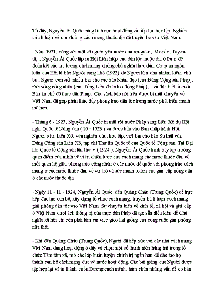 image for page Đường lối đảng vai trò của lãnh tụ Hồ Chí Minh trong việc thành lập Đảng Cộng sản Việt Nam