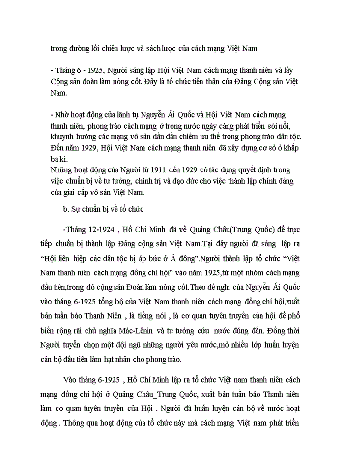 image for page Đường lối đảng vai trò của lãnh tụ Hồ Chí Minh trong việc thành lập Đảng Cộng sản Việt Nam