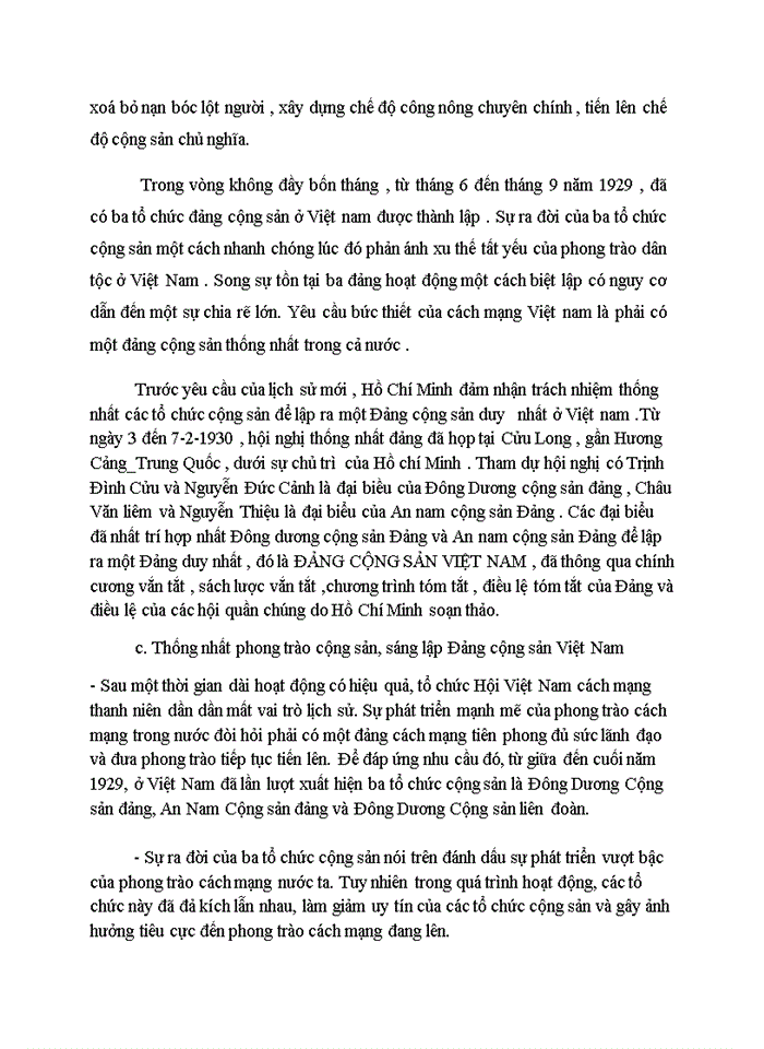 image for page Đường lối đảng vai trò của lãnh tụ Hồ Chí Minh trong việc thành lập Đảng Cộng sản Việt Nam