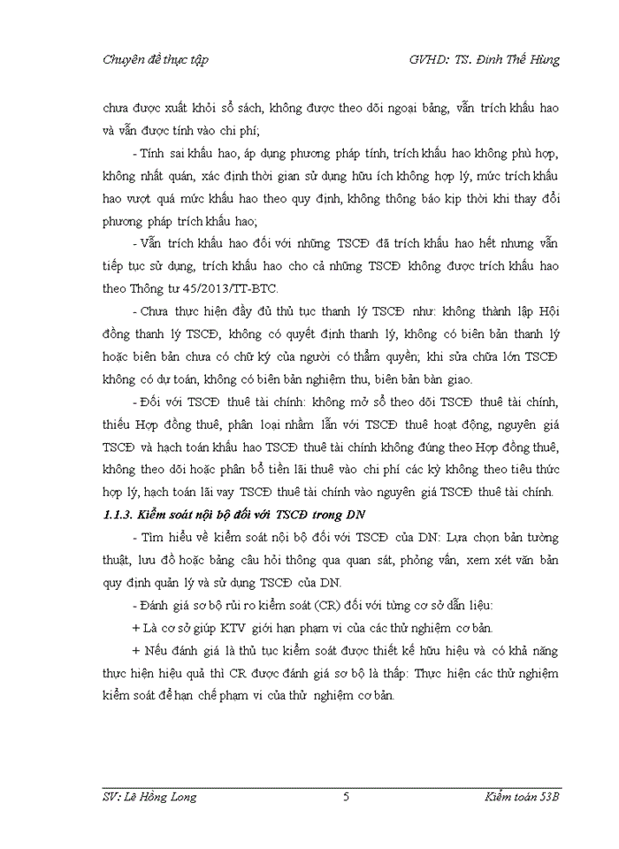 image for page Vận dụng quy trình kiểm toán váo kiểm toán khoản mục tài sản cố định trong kiểm toán Báo cáo tài chính do Công ty Trách nhiệm hữu hạn Kiểm toán APEC thực hiện