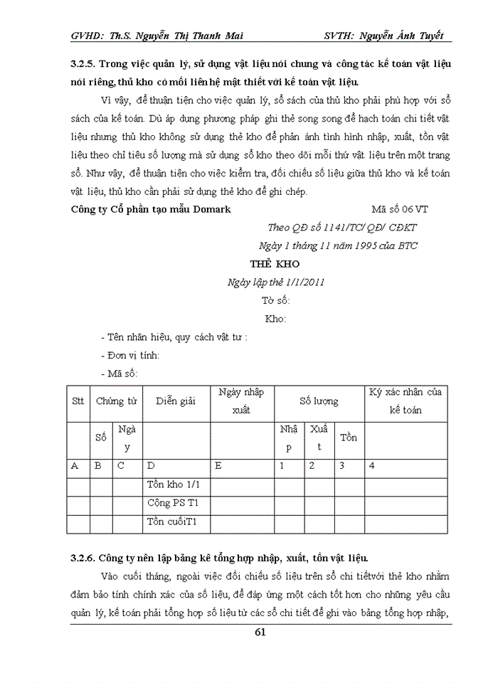 image for page Tổ chức hạch toán kế toán nguyên vật liệu ở công ty Cổ phần tạo mẫu Domark